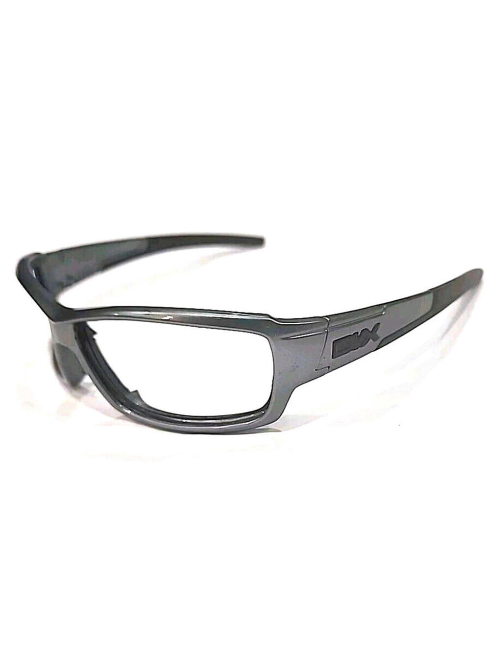 Wiley X Noise DVX Gray Wrap Sunglasses FRAME 64-13 130 NO NOSE PADS